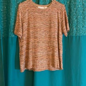 Women’s Short-Sleeved Multi-Colors Sweater